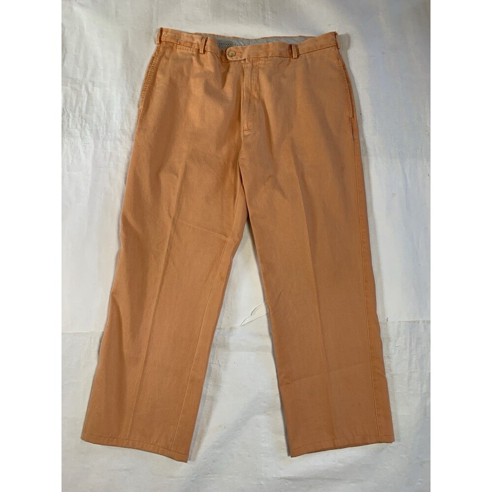 Peter Millar Pants Mens 38x27 Peach 100% Pima Cotton Chinos Golf Vintage